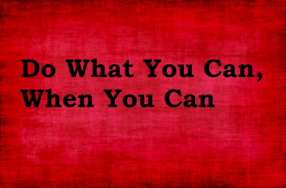 What you can